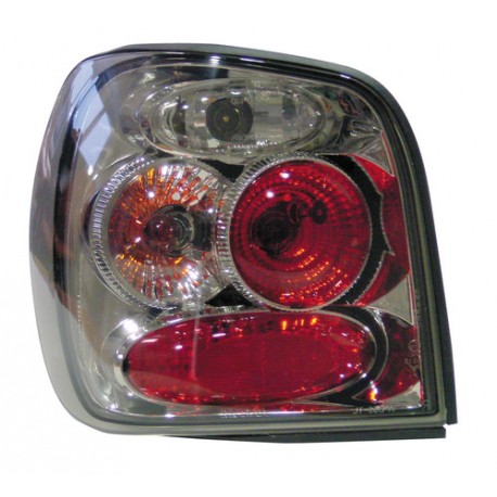 Coppia fanali posteriori Angel Eyes cromo