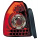 Coppia fanali posteriori a led Angel Eyes rosso