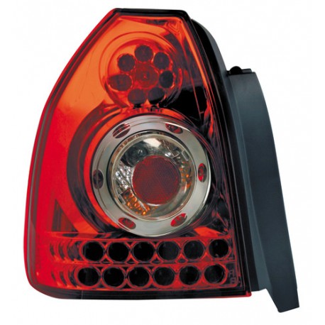 Coppia fanali posteriori a led Angel Eyes rosso