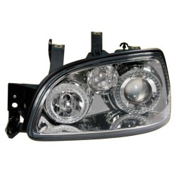Coppia fanali anteriori Angel Eyes cromo