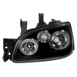 Coppia fanali anteriori Angel Eyes nero