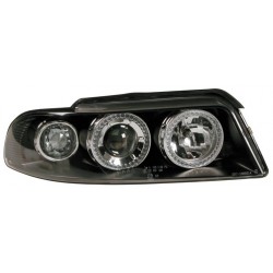Coppia fanali anteriori Angel Eyes nero
