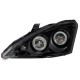 Coppia fanali anteriori Angel Eyes nero