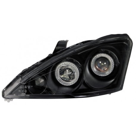 Coppia fanali anteriori Angel Eyes nero