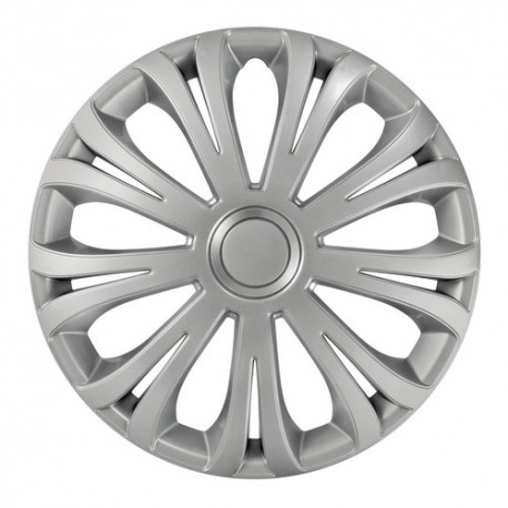 Avera Silver Kit 4 copricerchi coppe ruota diametro 16