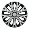 Avera Silver & Black Kit 4 copricerchi coppe ruota diametro 13
