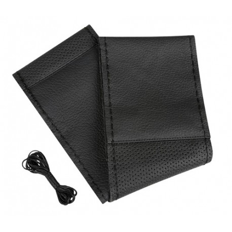 Sport coprivolante in pelle - L - diametro 37/39 cm - nero