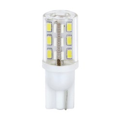 10-30V Mega-Led 24 - 24 SMD x 1 chip - T10 - W2.1x9.5d - 2 pz in blister - Bianco