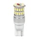 12-16V Mega-Led 36 - 36 SMD x 1 chip - T10 - W2.1x9.5d - 2 pz in blister - Bianco - Doppia polarita'