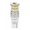12-16V Mega-Led 36 - 36 SMD x 1 chip - T10 - W2.1x9.5d - 2 pz in blister - Bianco - Doppia polarita'