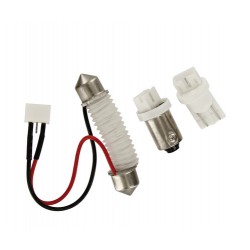 10-30V Mega-Led - Pannello COB 36 chips - 60x20 mm - 2.4W - 1 pezzo in blister - Bianco