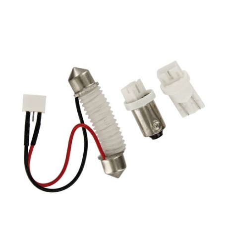 10-30V Mega-Led - Pannello COB 36 chips - 60x20 mm - 2.4W - 1 pezzo in blister - Bianco