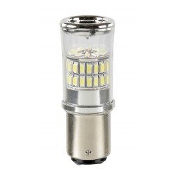 12-28V Mega-Led 48 - 48 SMD x 1 chip - P21/5W - BAY15d - 1 pezzo in blister - Bianco