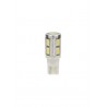 10-30V Mega-Led 10 - 10 SMD x 1 chip - T10 - W2.1x9.5d - 2 pz in blister - Bianco - Doppia polarita' - Resistenza incorporata