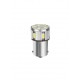 10-30V Mega-Led 11 - 11 SMD x 1 chip - P21W - BA15s - 1 pezzo in blister - Bianco - Doppia polarita' - Resistenza incorporata
