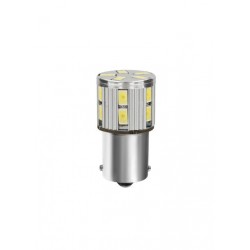 10-30V Mega-Led 17 - 17 SMD x 1 chip - P21W - BA15s - 1 pezzo in blister - Bianco - Doppia polarita' - Resistenza incorporata