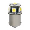 12V Hyper-Led 18 - 6 SMD x 3 chips - P21W - BA15s - 1 pezzo in blister - Bianco - Doppia polarita'