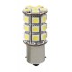 12V Hyper-Led 81 - 27 SMD x 3 chips - P21W - BA15s - 1 pezzo in blister - Bianco