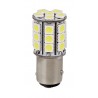 12V Hyper-Led 81 - 27 SMD x 3 chips - P21/5W - BAY15d - 1 pezzo in blister - Bianco
