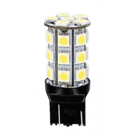 12V Hyper-Led 81 - 27 SMD x 3 chips - W21/5W - W3x16q - 1 pezzo in blister - Bianco