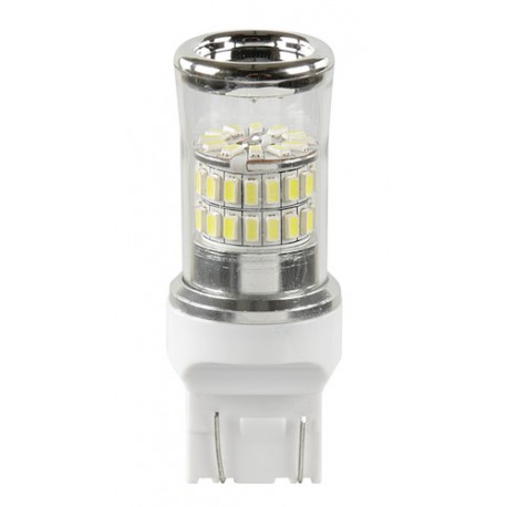 12V Mega-Led 48 - 48 SMD x 1 chip - W21/5W - W3x16q - 1 pezzo in blister - Bianco - Doppia polarita'