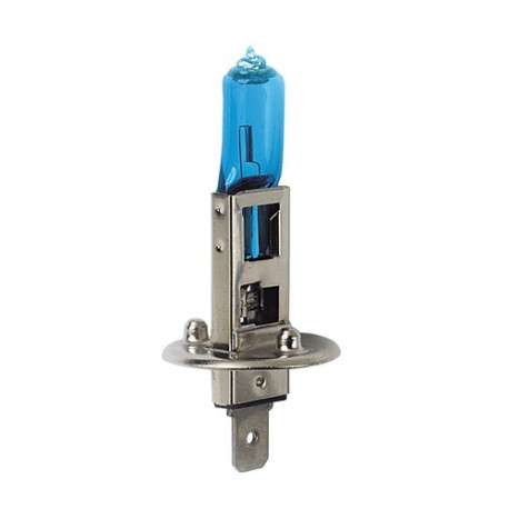 12V Lampada alogena Blu-Xe - H1 - 100W - P14.5s - 2 pz - Scatola Plast.