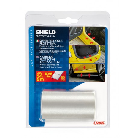 Shield super-pellicola protettiva adesiva - Alluminio spazzolato