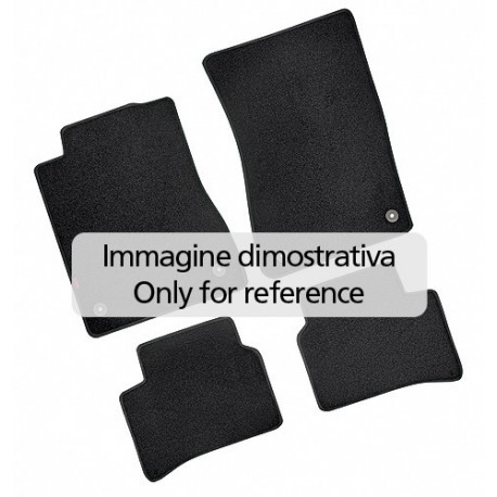 Set tappeti su misura in moquette nero Citroen C3 11/2016 in poi