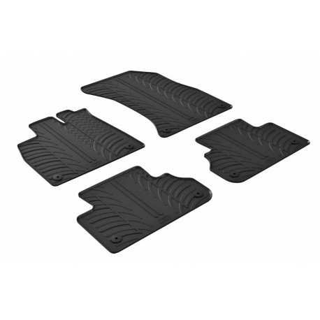 Set tappeti su misura in gomma