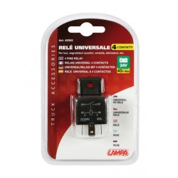 Rele' universale 24V - 40A - 4 contatti