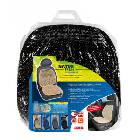 Natur-Fresh schienale ventilato - nero