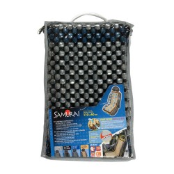 Samurai schienale in palline di legno - blu - grigio