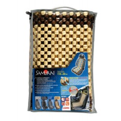 Samurai schienale in palline di legno naturale