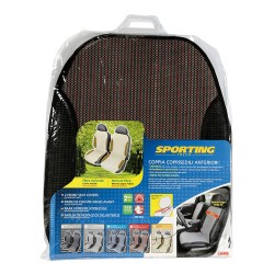 Sporting Fresh coppia schienali in fibra naturale - rosso