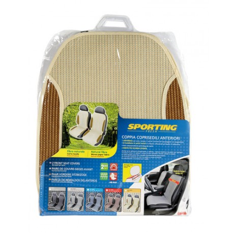 Sporting Fresh coppia schienali in fibra naturale - beige