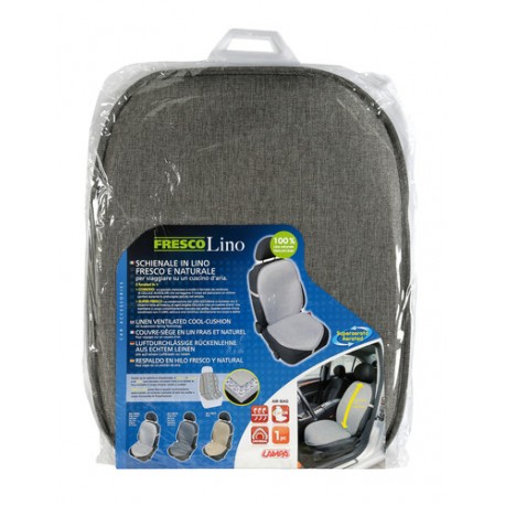 Fresco Lino schienale in lino fresco e naturale - grigio scuro