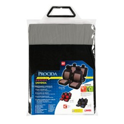 Procida set fodere coordinate - nero- grigio