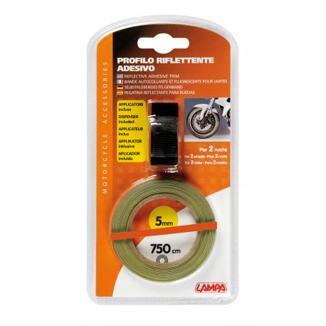 Profilo riflettente adesivo - Arancio