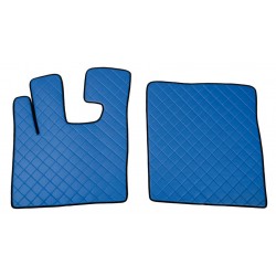 Coppia tappeti in similpelle blu Daf XF 105 02/2004-12/2014