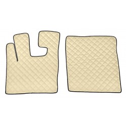 Coppia tappeti in similpelle panna Daf XF 105 02/2004-12/2014