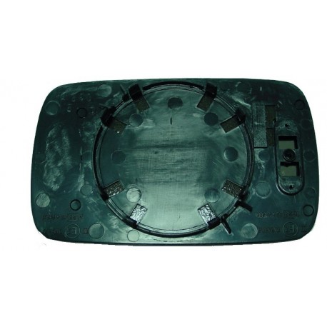 Piastra specchietto con vetro asferico blu lato guida - sx