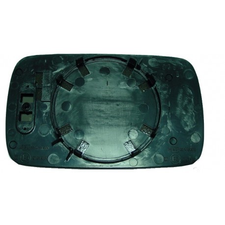 Piastra specchietto con vetro asferico blu lato passeggero - dx