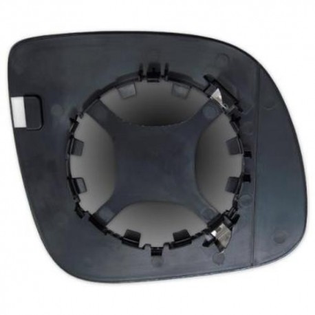 Piastra specchietto con vetro asferico dm 108 mm lato guida - sx