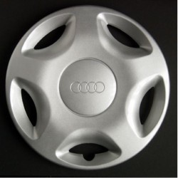 Kit serie 4 copricerchi coppe ruota logo Audi 16"