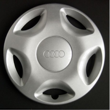 Kit serie 4 copricerchi coppe ruota logo Audi 16"