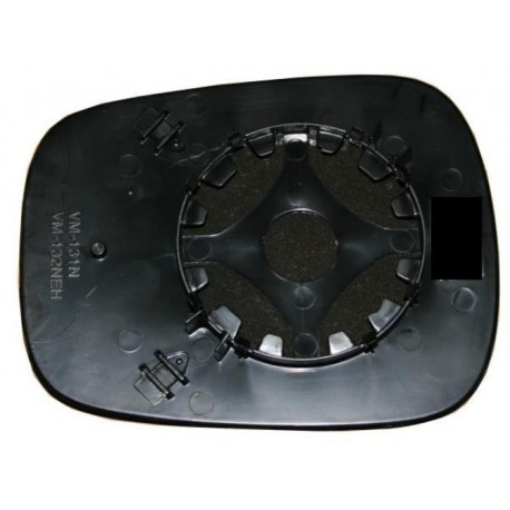 Piastra specchietto con vetro asferico lato