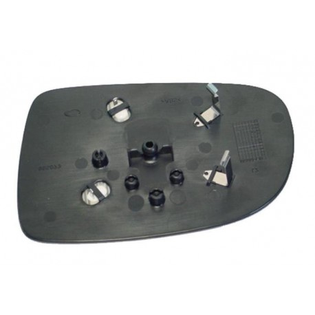 Piastra specchietto con vetro asferico lato guida - sx
