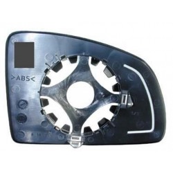 Piastra specchietto con vetro asferico lato guida - sx