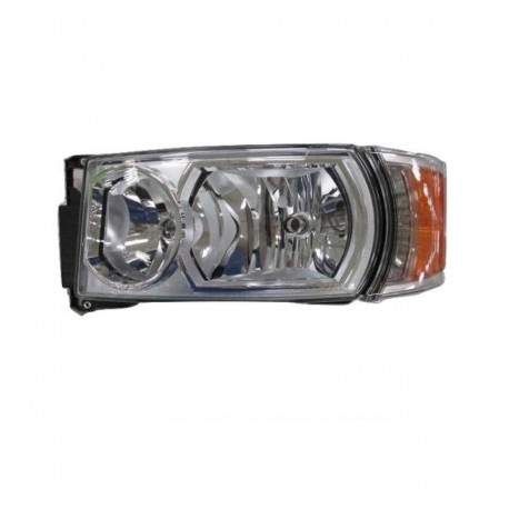 Proiettore faro H7-H1 con motorino a led guida - sx