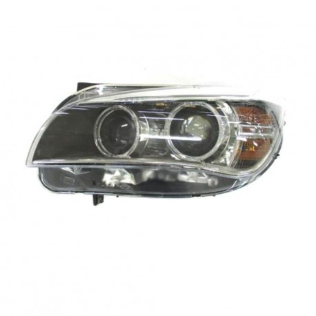 Proiettore faro Xenon D1S-P21W con motorino a led parabola nera sx